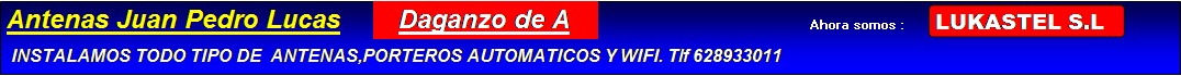 Instalacion de todo tipo de antenas,porteros y wifi.TLF,628933011