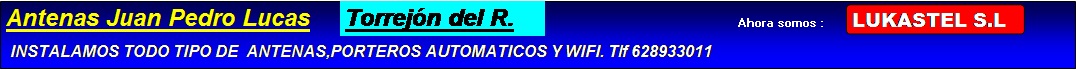Instalacion de todo tipo de antenas,porteros y wifi.TLF,628933011