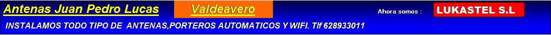 Instalacion de todo tipo de antenas,porteros y wifi.TLF,628933011